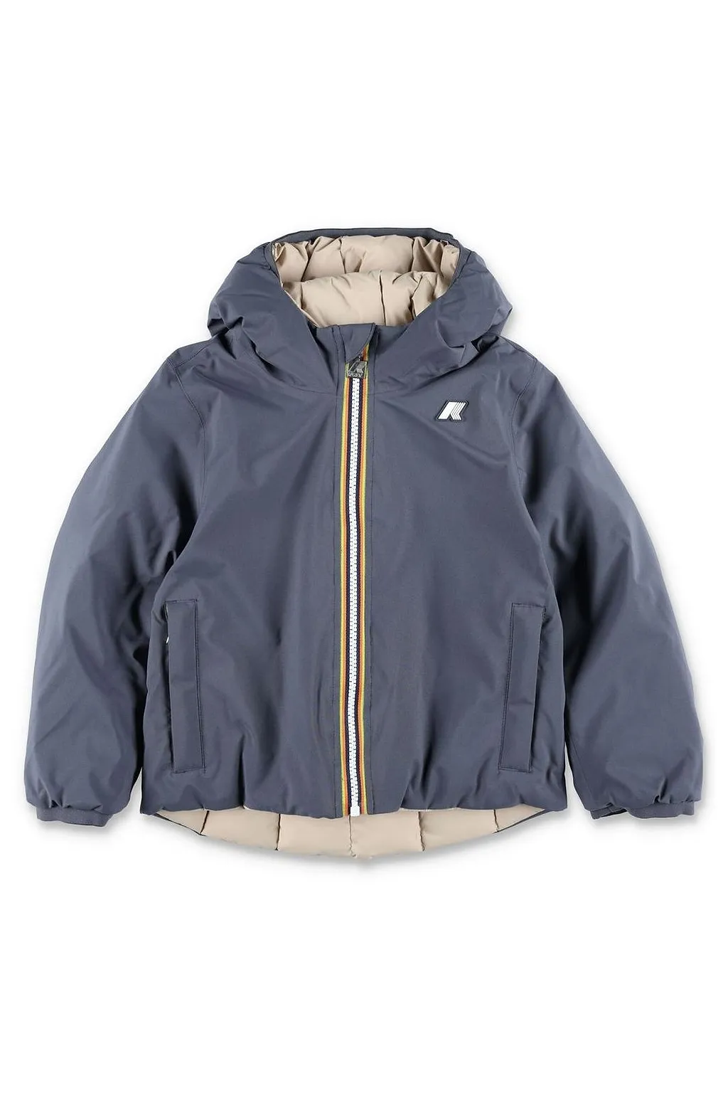 K-Way Kids Reversible Hooded Down Jacket