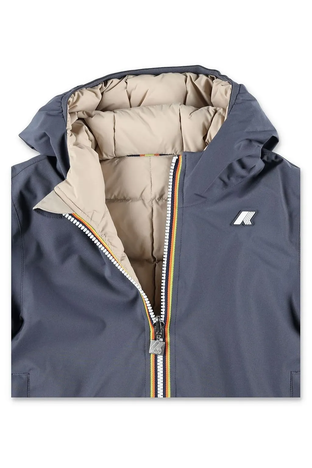 K-Way Kids Reversible Hooded Down Jacket