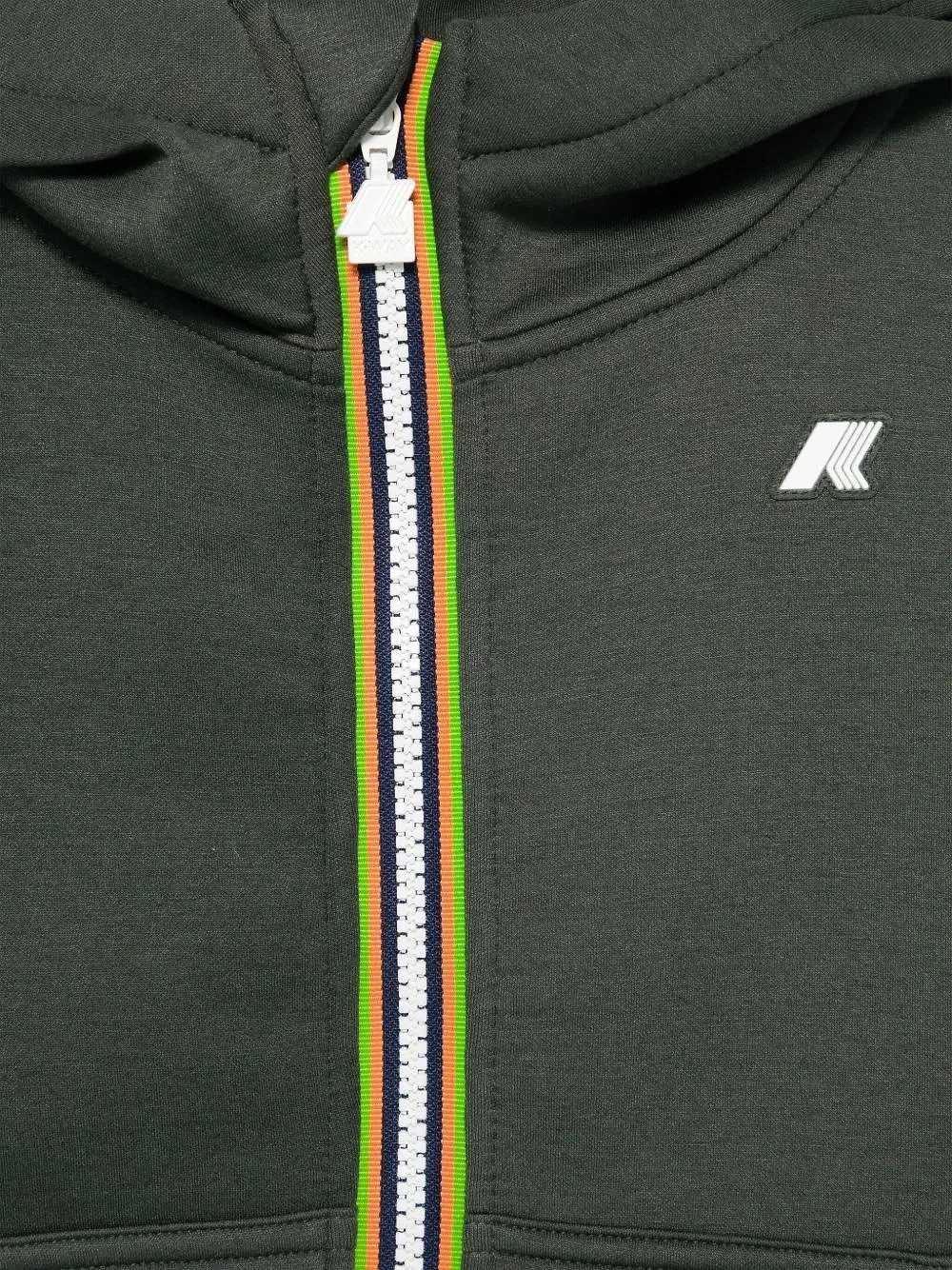 K-Way Kids Zip-Front Hoodie Jacket