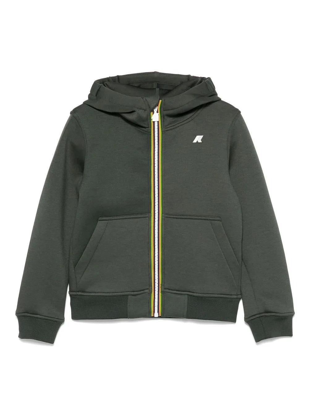 K-Way Kids Zip-Front Hoodie Jacket