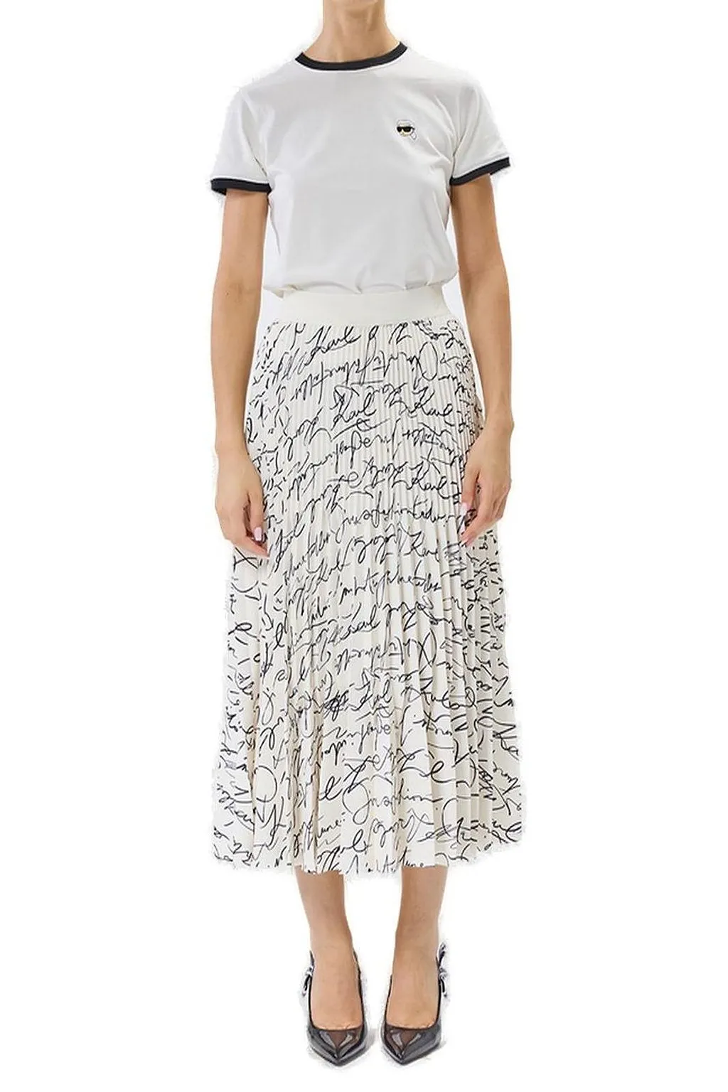 Karl Lagerfeld Pleated Skirt