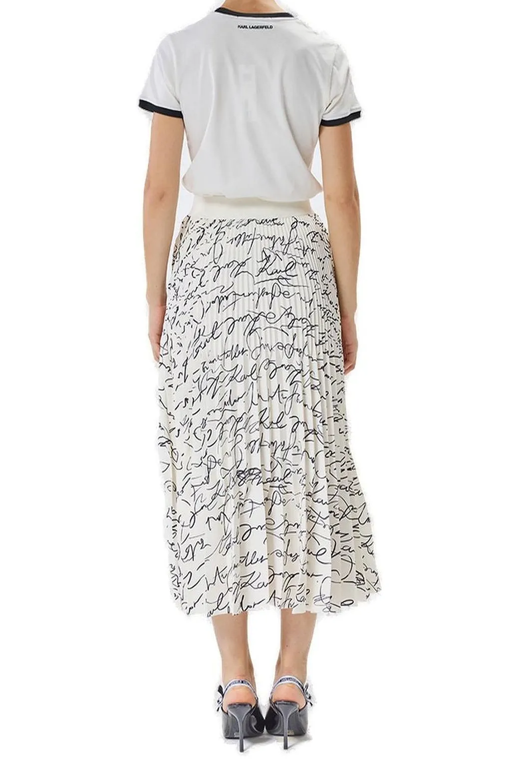 Karl Lagerfeld Pleated Skirt