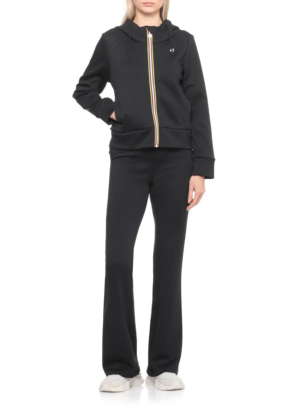 K-Way Logo Patch Flared Pants