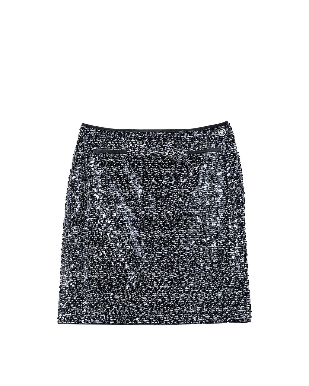 Karl Lagerfeld Sequin Tweed Skirt