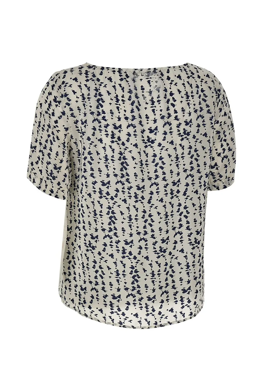 Kaos Printed Short-Sleeve Top