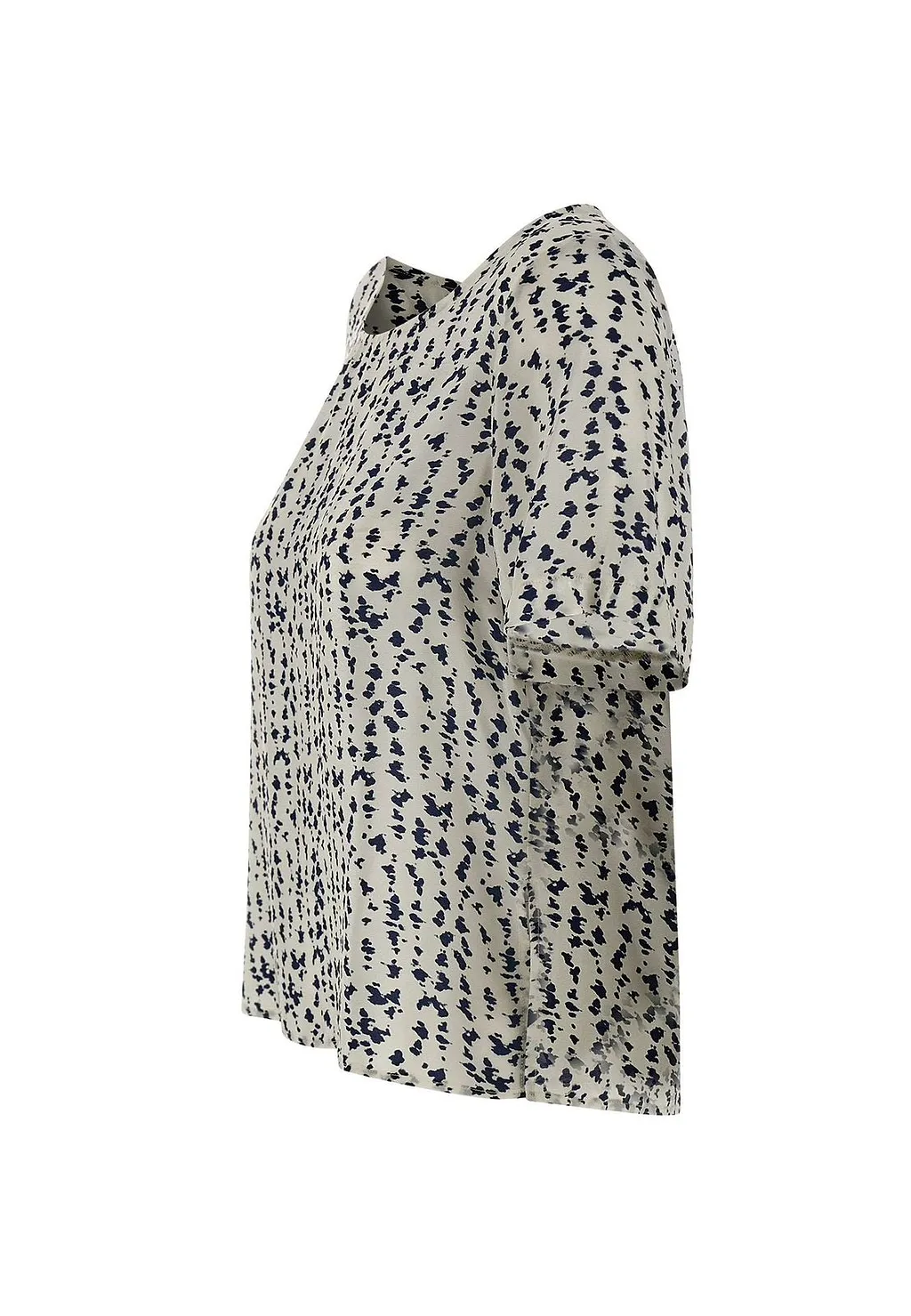 Kaos Printed Short-Sleeve Top