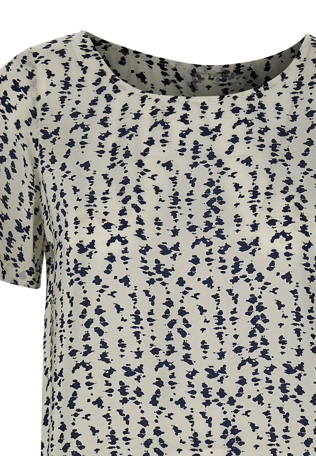 Kaos Printed Short-Sleeve Top