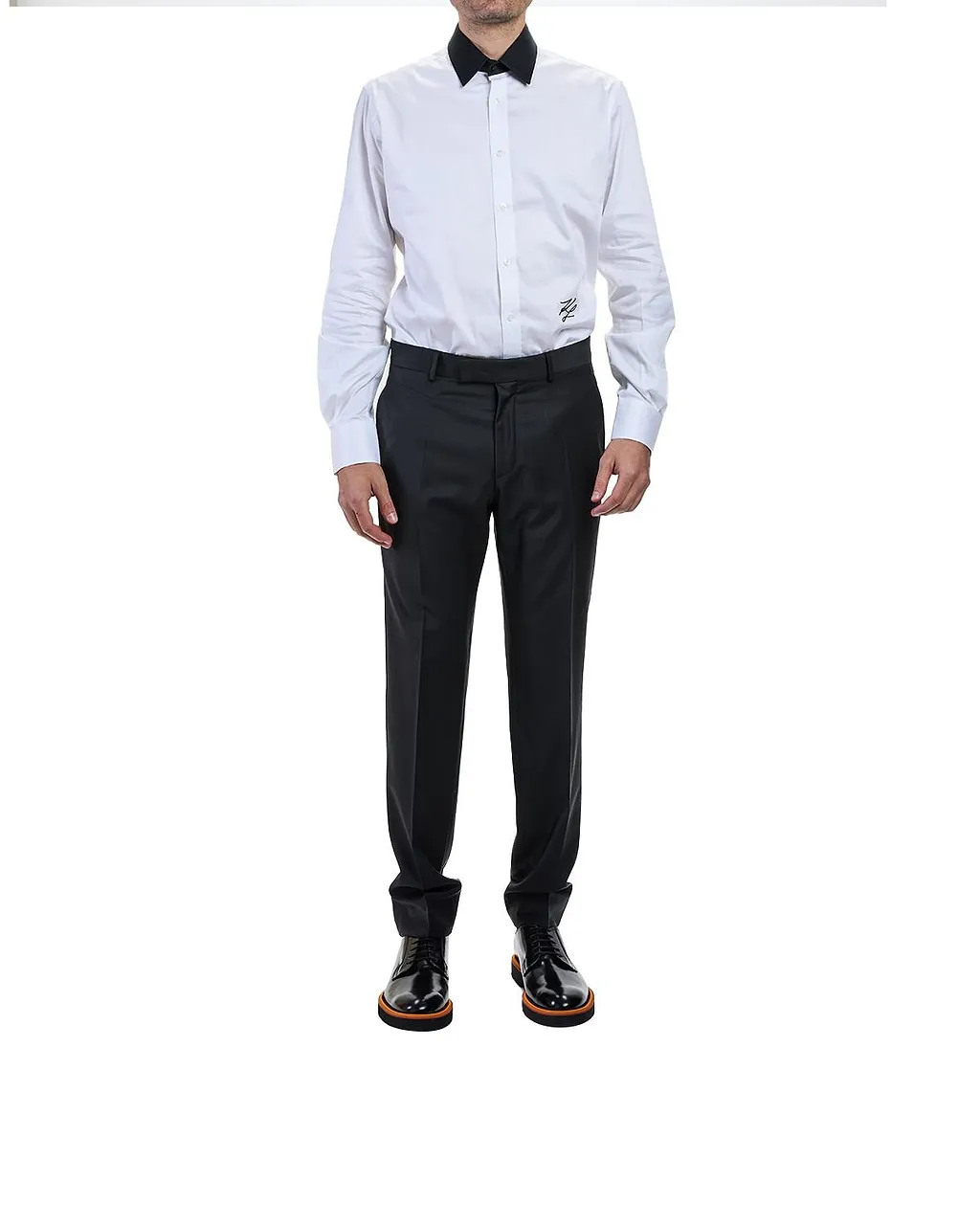 Karl Lagerfeld Straight-Leg Tailored Pants
