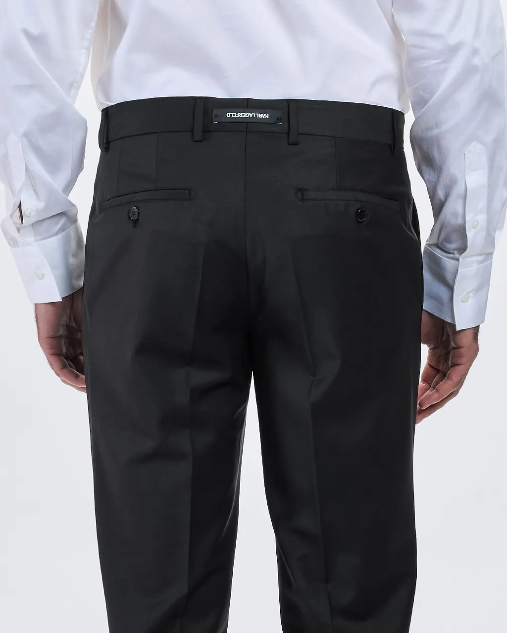 Karl Lagerfeld Straight-Leg Tailored Pants