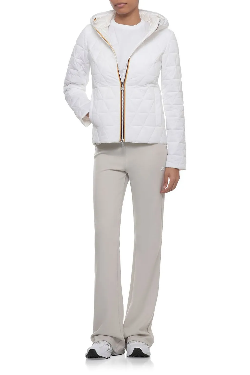 K-Way Quilted Hooded Jacket