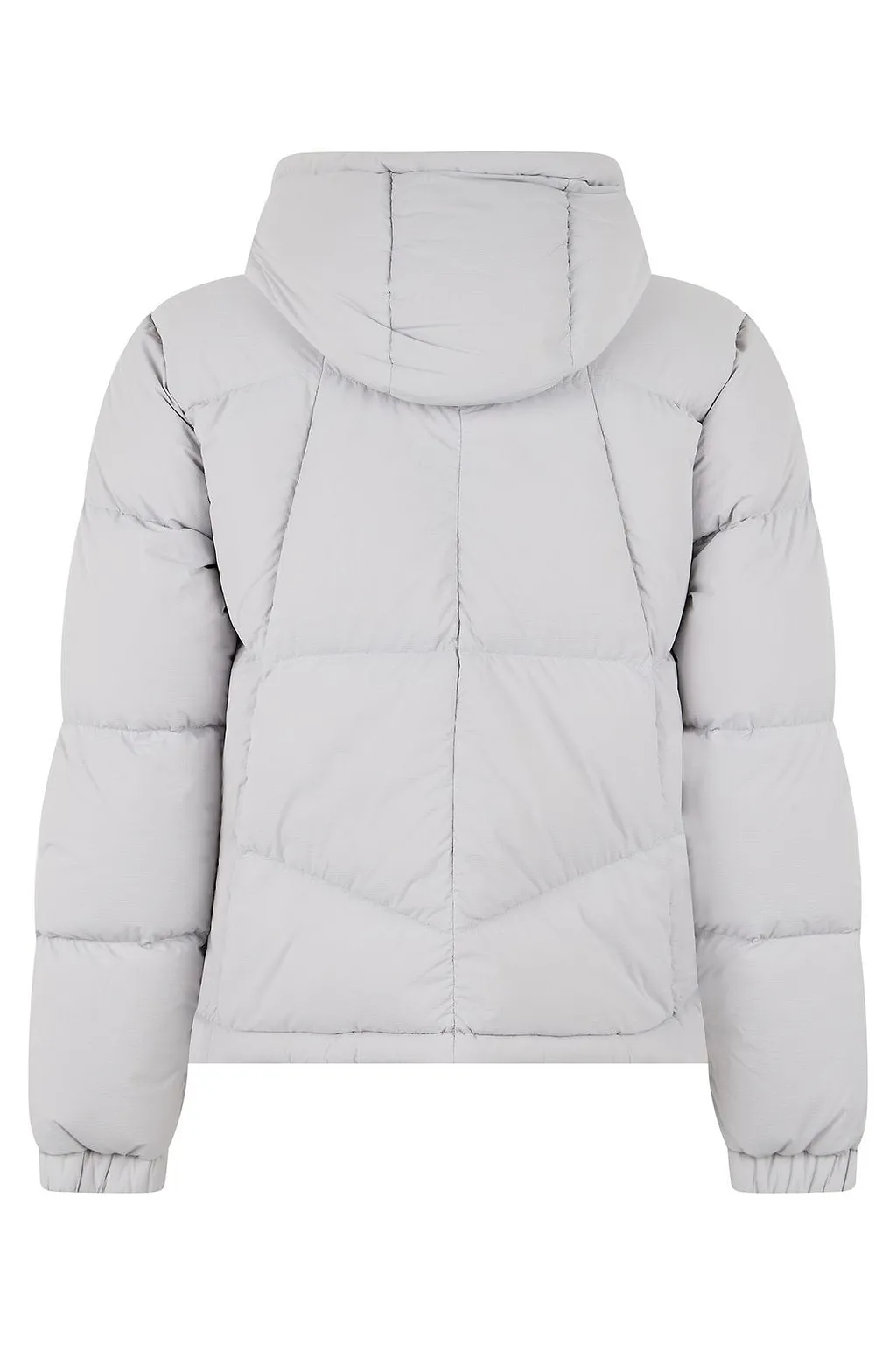 K-Way Quilted Zip-Up Hooded Jacket