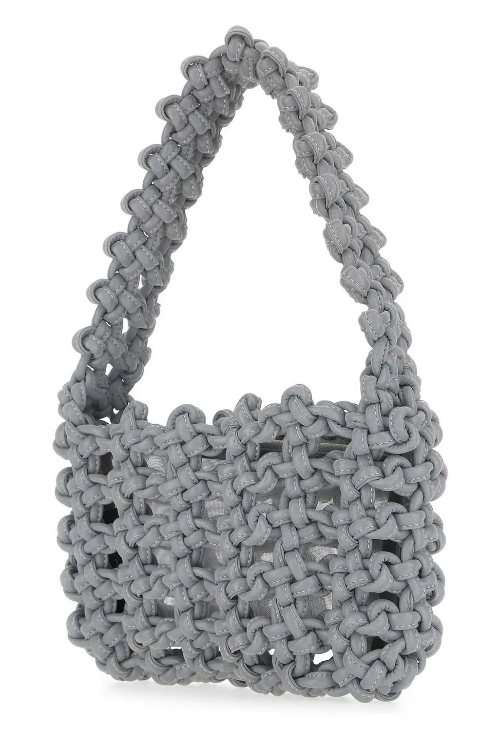 Kara Cut-Out Detailed Knotted Shoulder Bag