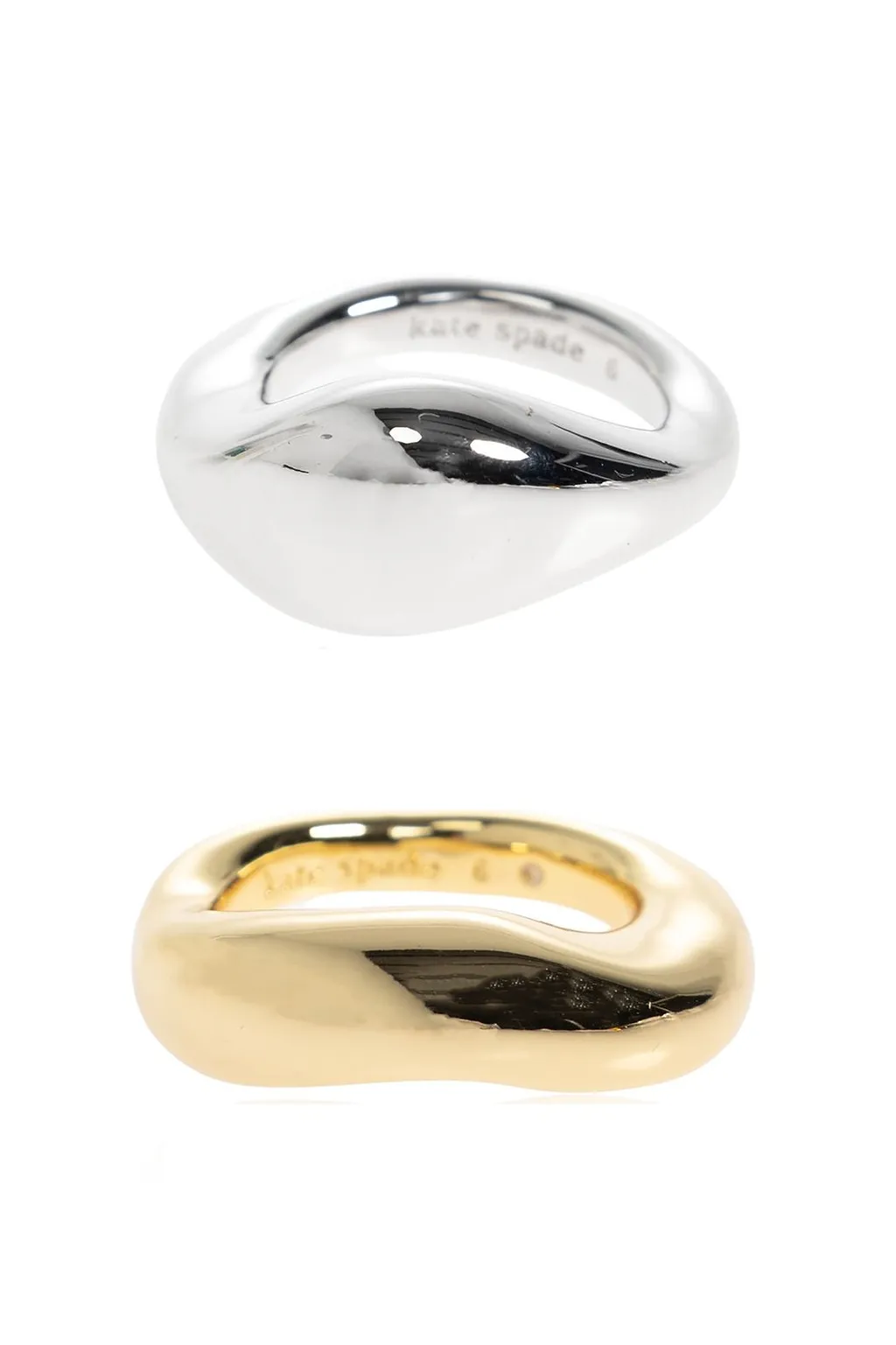 Kate Spade Asymmetric Two Piece Rings