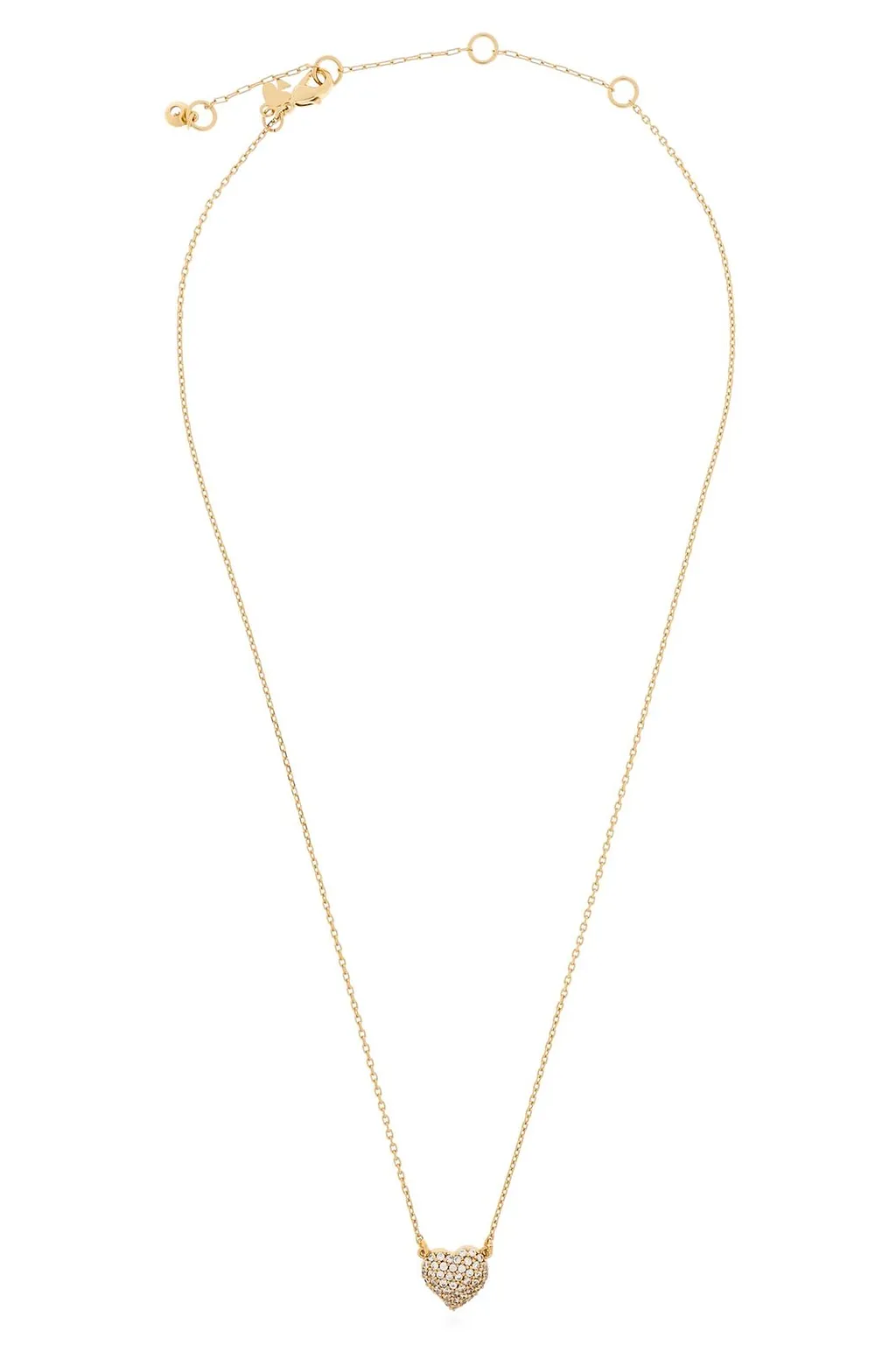 Amour Pave Pendant Necklace