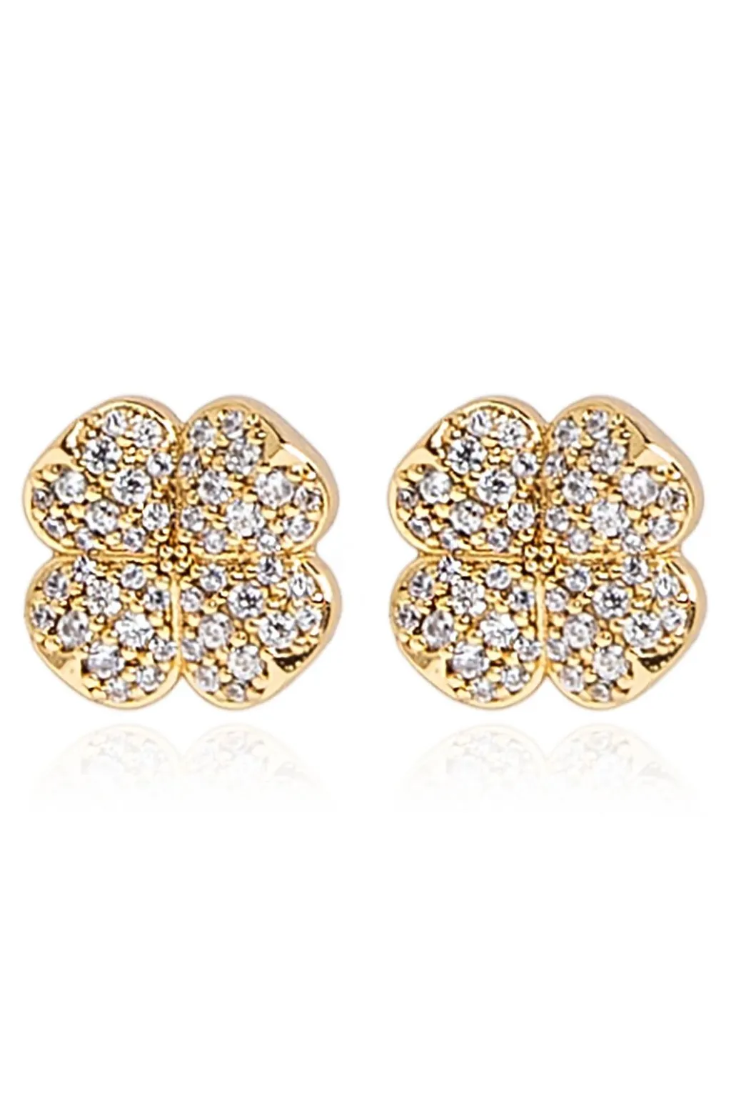 Crystal Pavé Stud Earrings