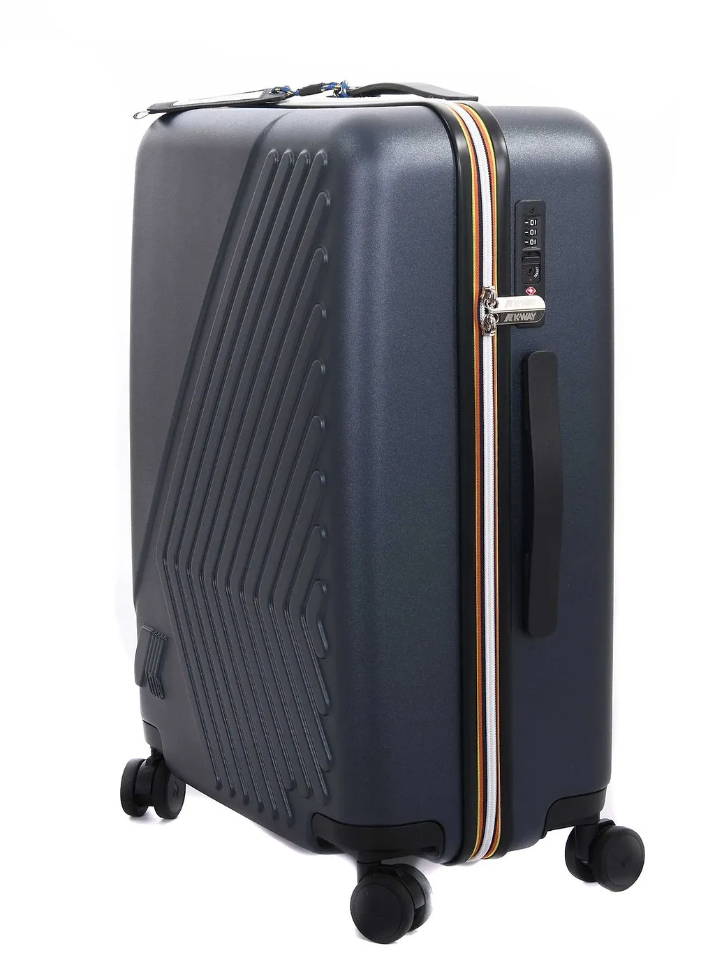 K-Way Textured Hard-Shell Suitcase