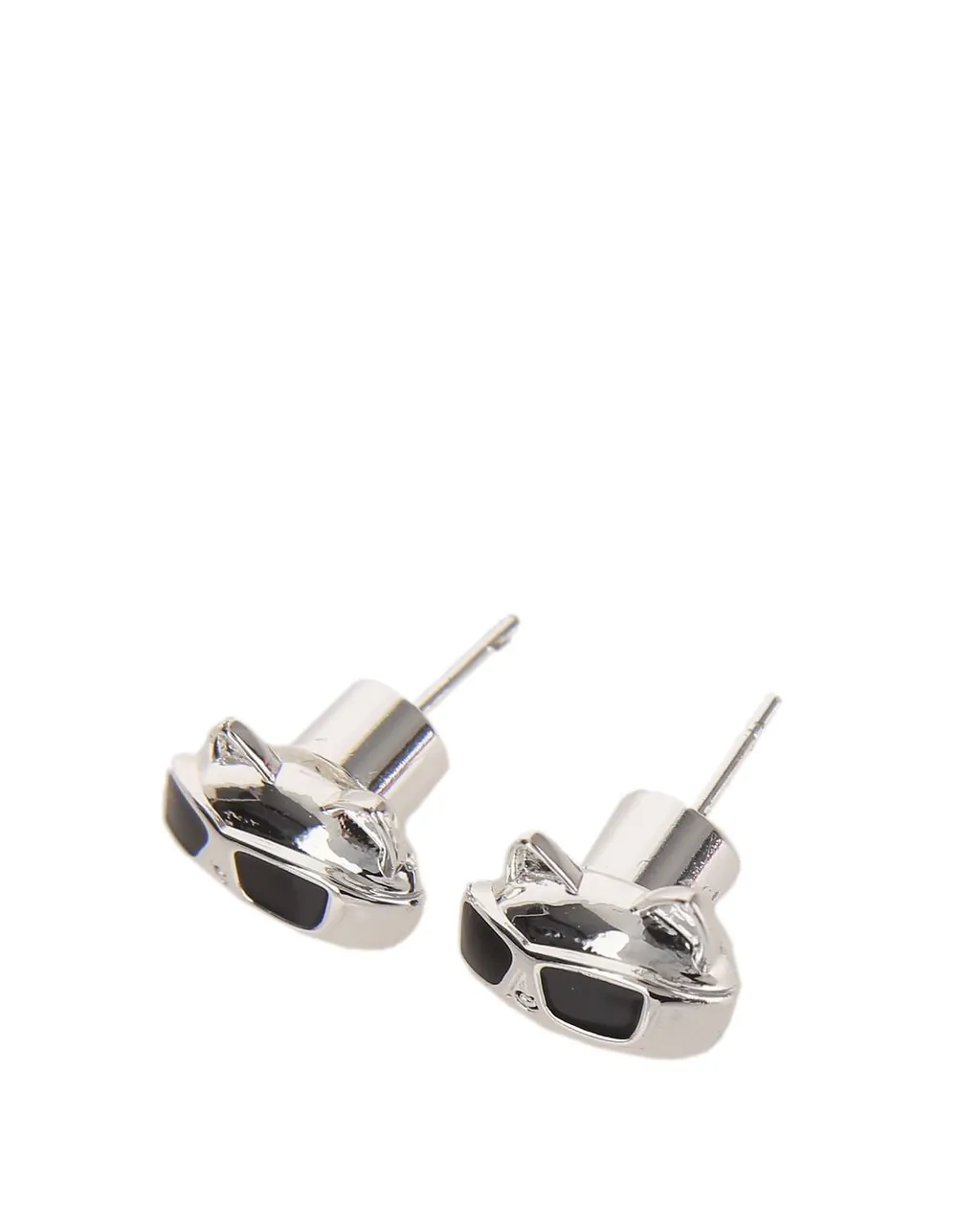 Karl Lagerfeld Cat Studded Earrings