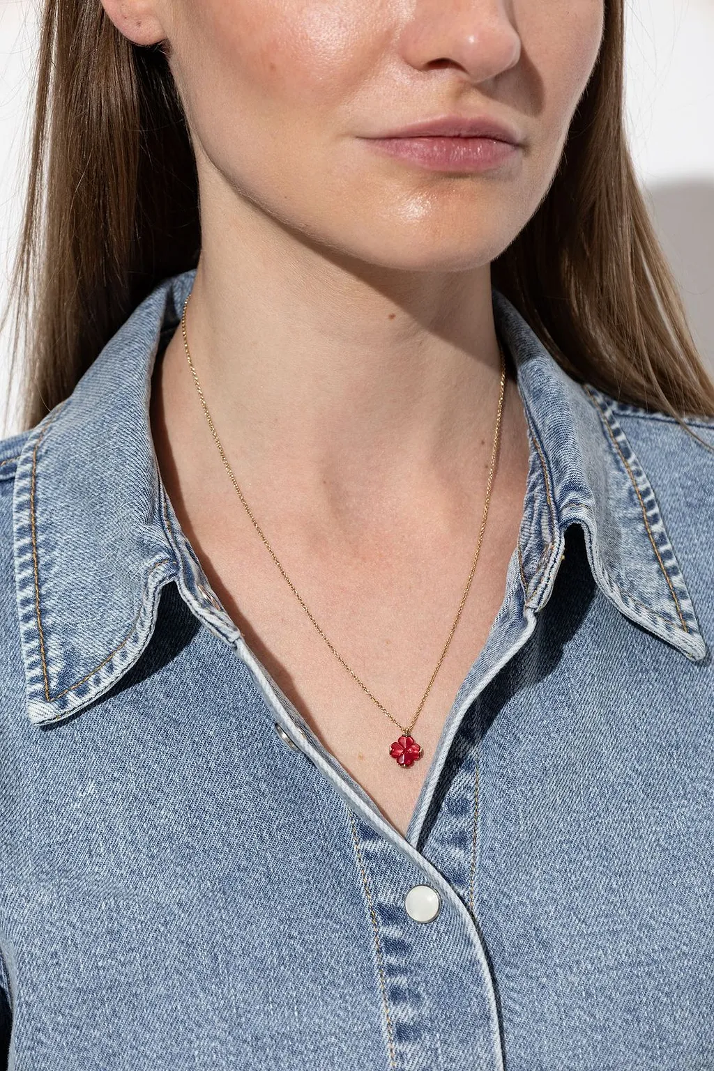 Floral Pendant Necklace