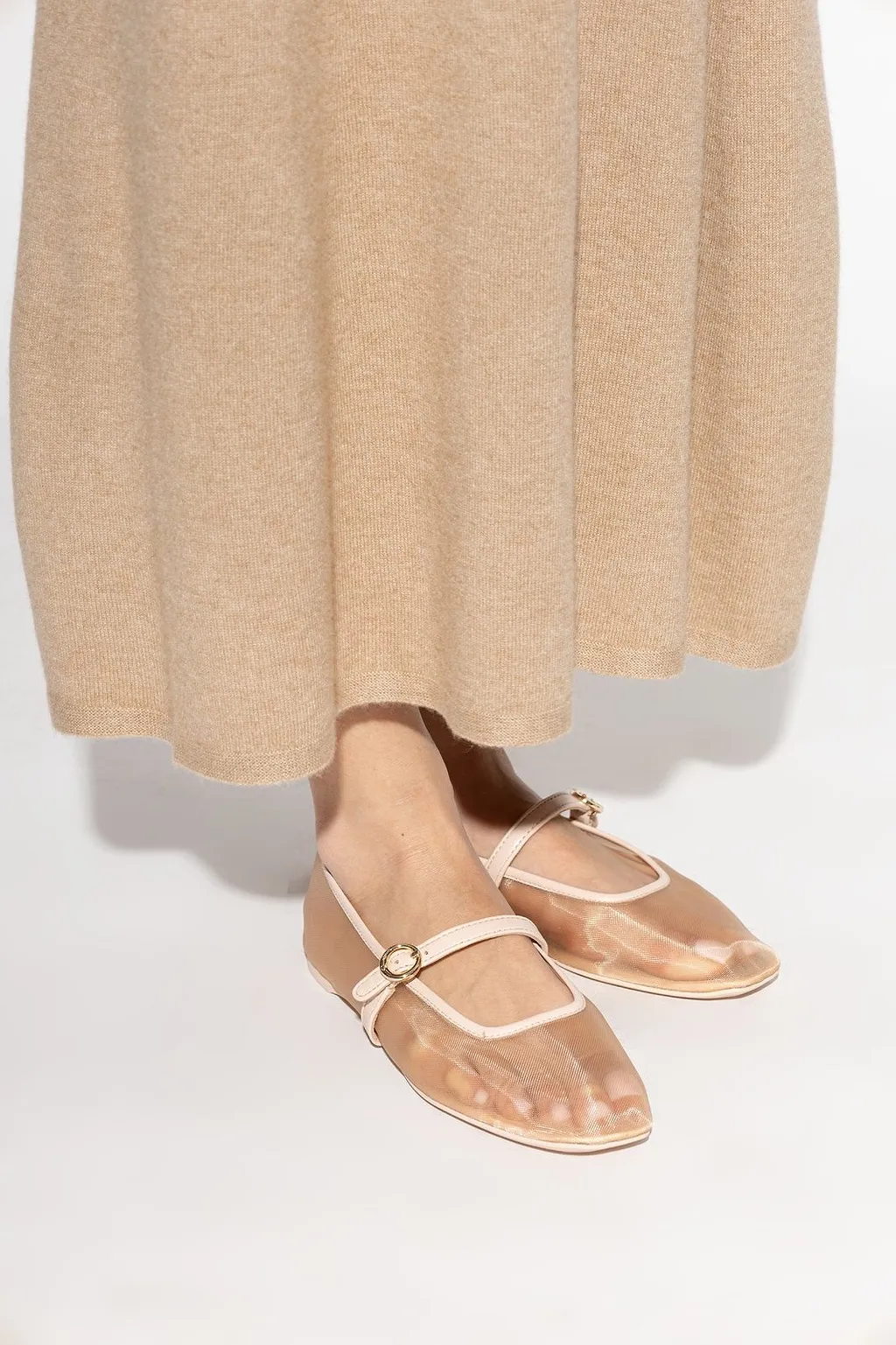 Kate Spade Halo Mesh Mary Jane Ballet Flats