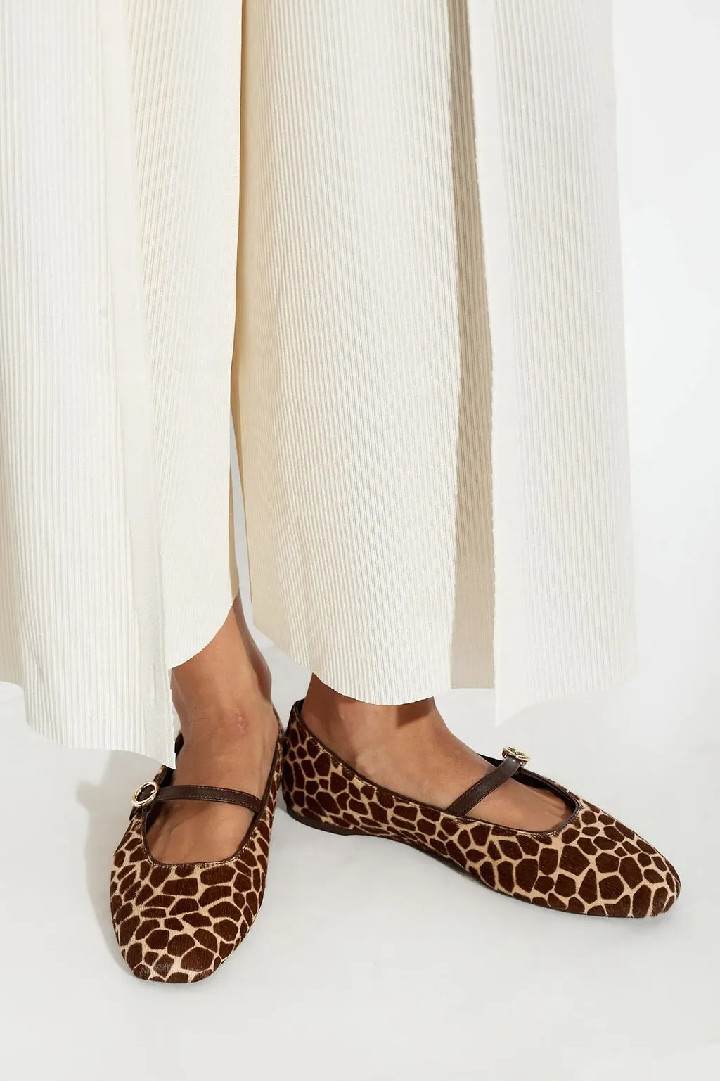 Halo Mary Jane Ballet Flats