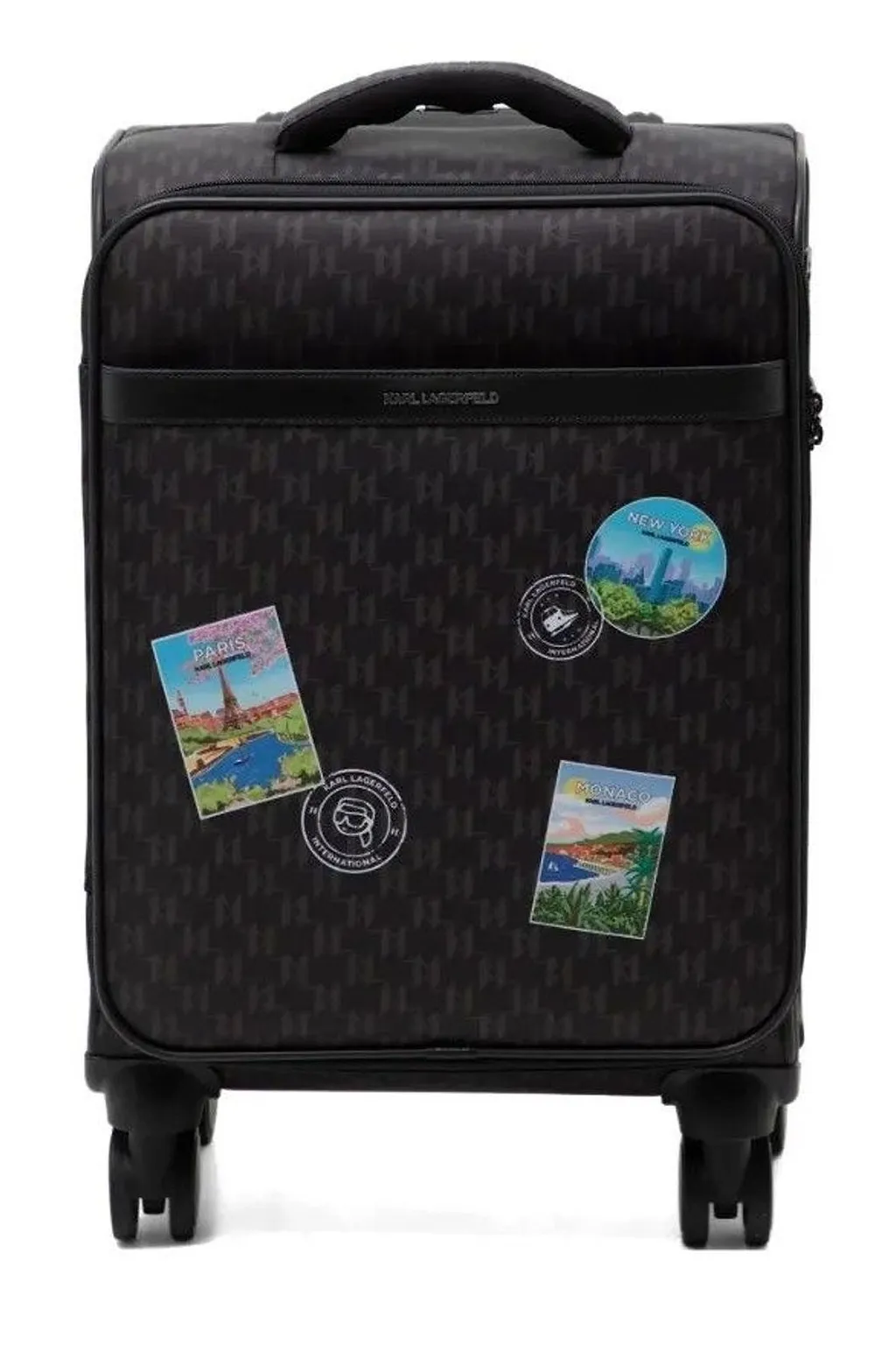 Karl Lagerfeld Ikon Monogram Trolley Case