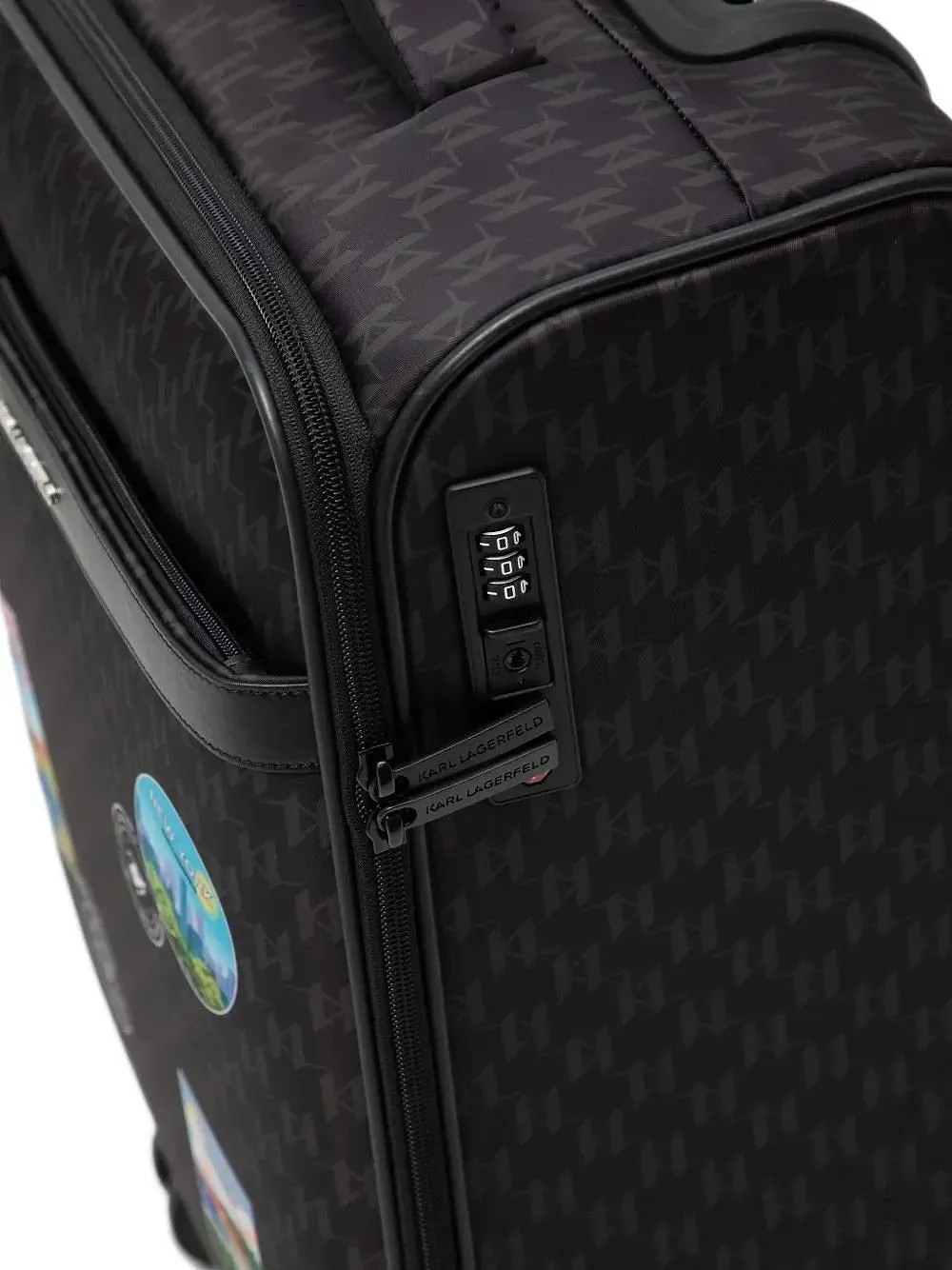 Karl Lagerfeld Ikon Monogram Trolley Case