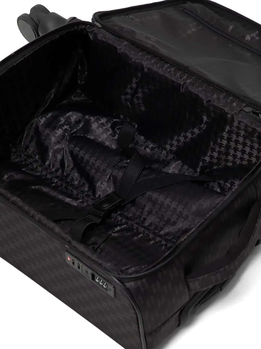 Karl Lagerfeld Ikon Monogram Trolley Case