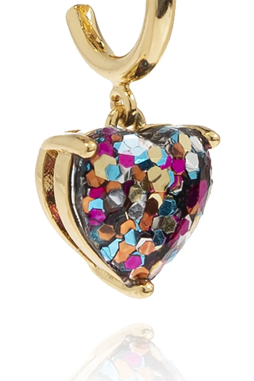 My Love Glitter Heart Earrings