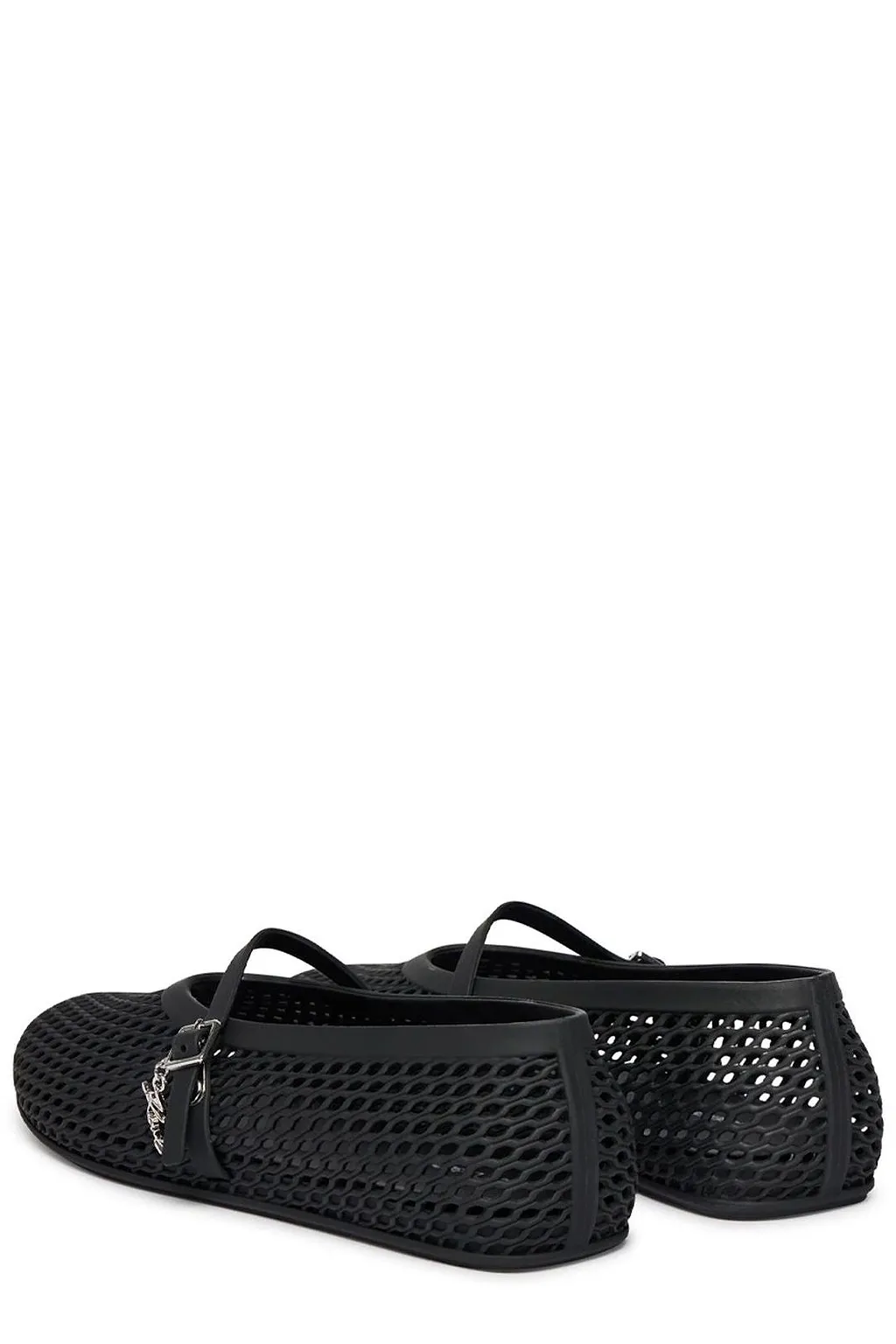 Karl Lagerfeld Jelly Mesh Mary Jane Ballet Flats