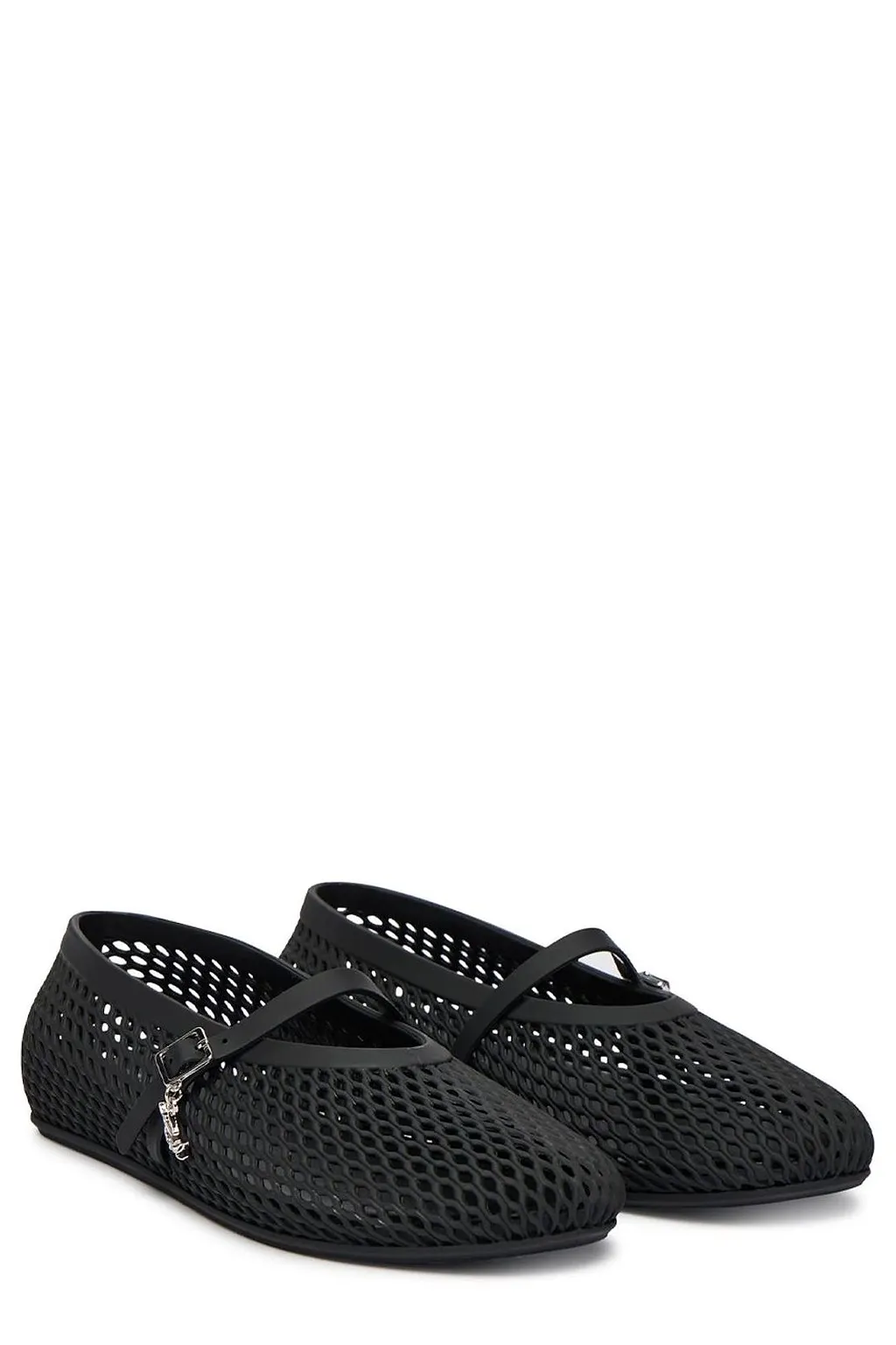 Karl Lagerfeld Jelly Mesh Mary Jane Ballet Flats
