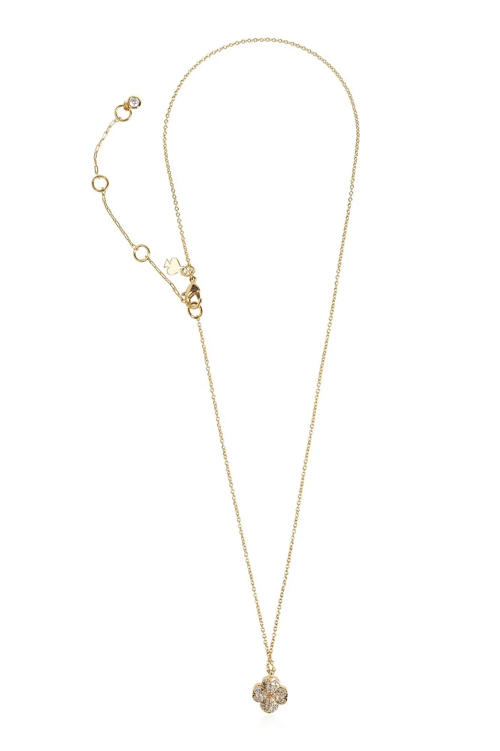 Kate Spade Pavé Flower Pendant Necklace