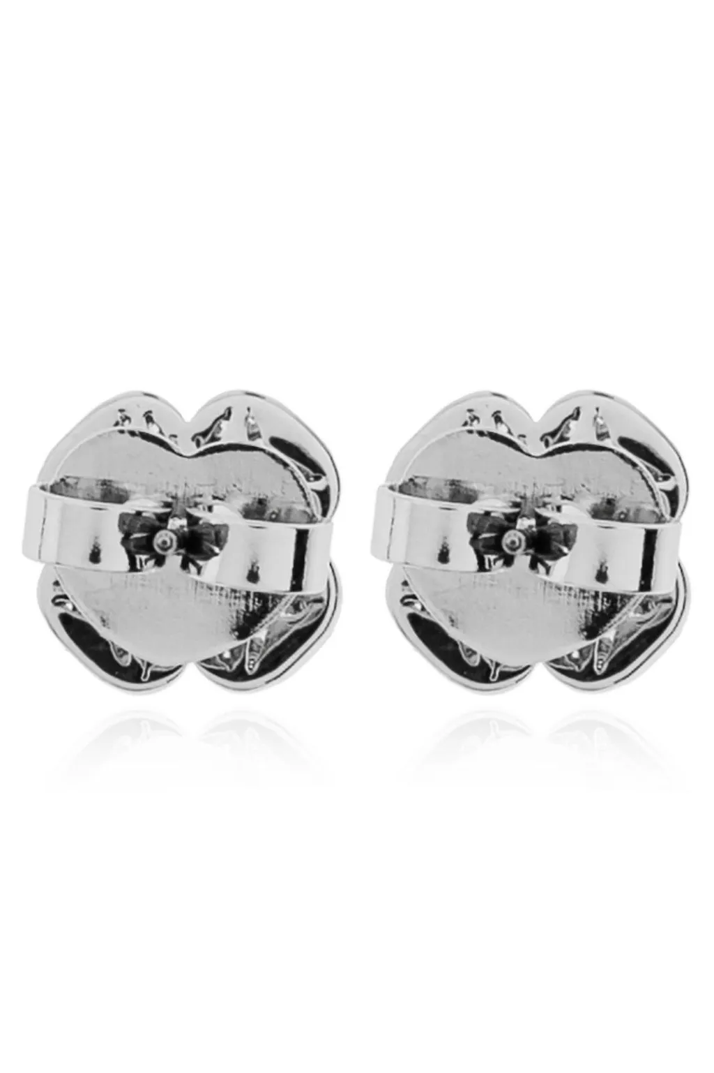 Pave Clover Stud Earrings
