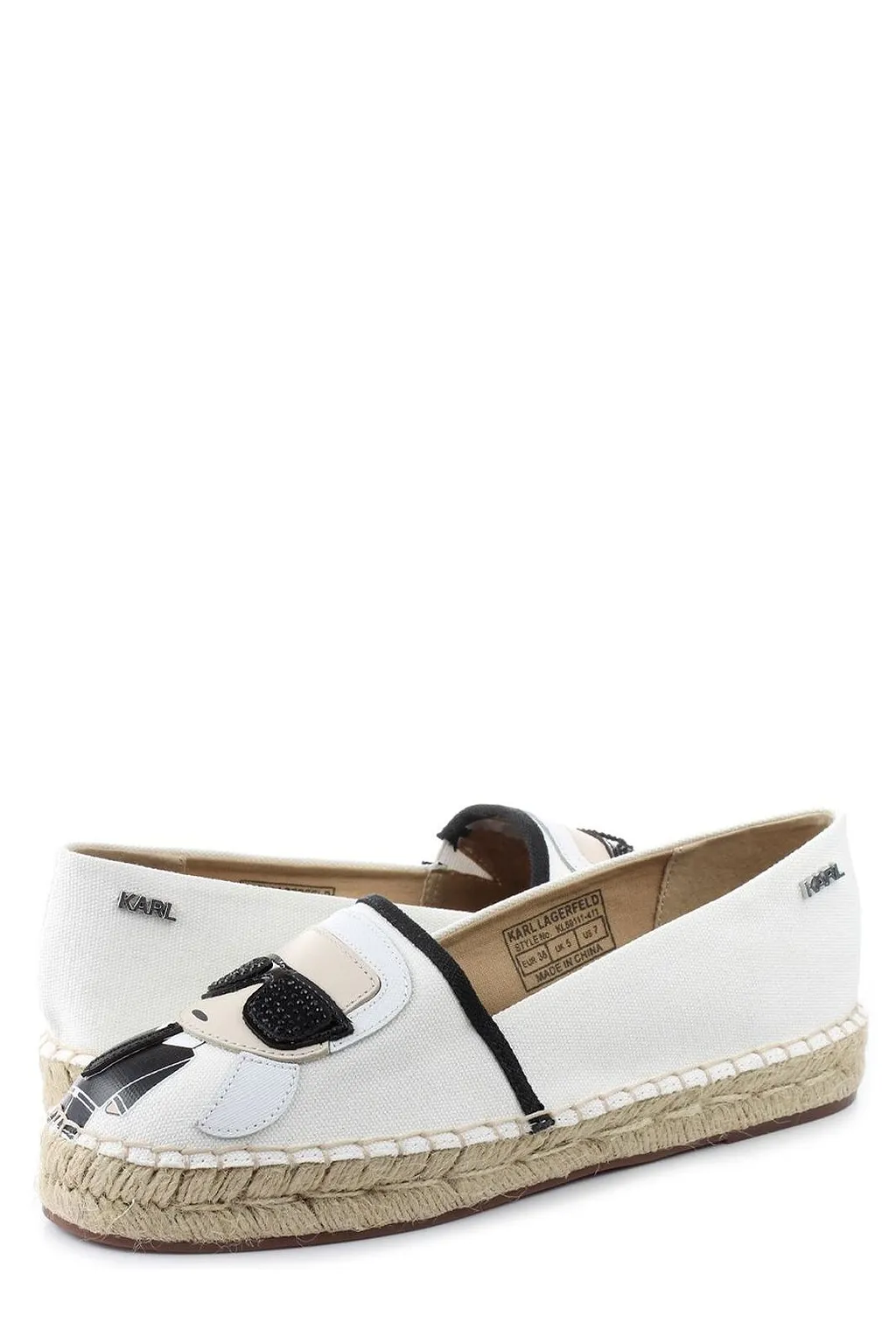 Karl Ikonik Slip-On Espadrilles