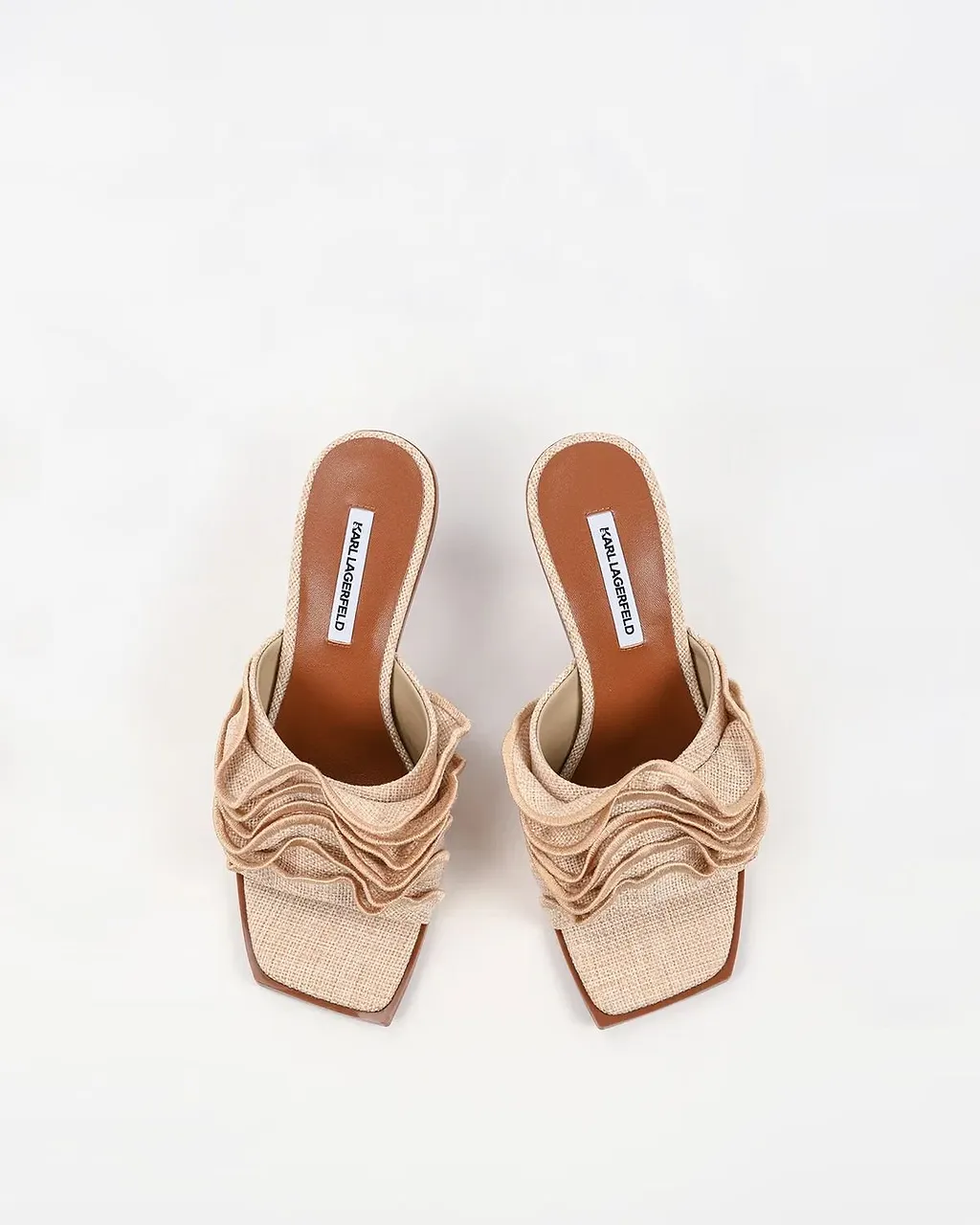 Karl Lagerfeld Karmel Ruffled Heeled Sandals