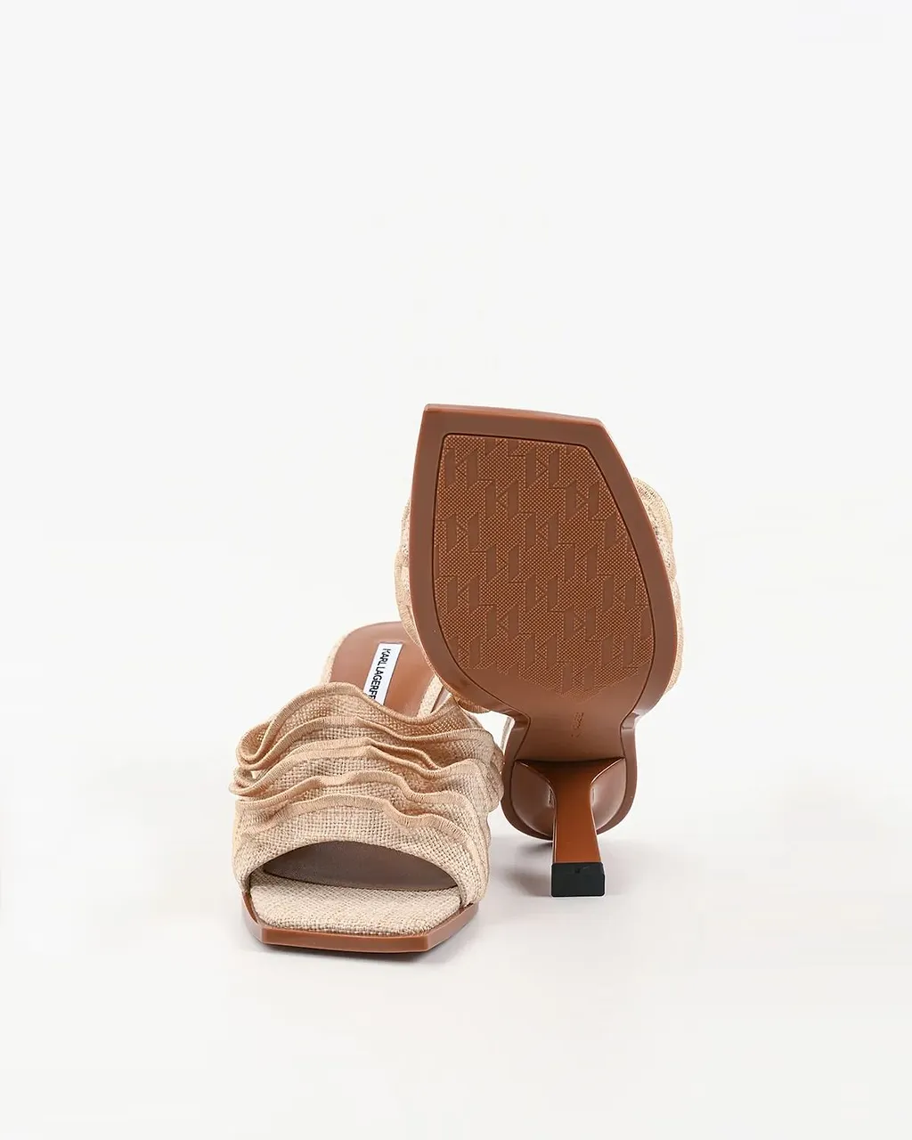 Karl Lagerfeld Karmel Ruffled Heeled Sandals