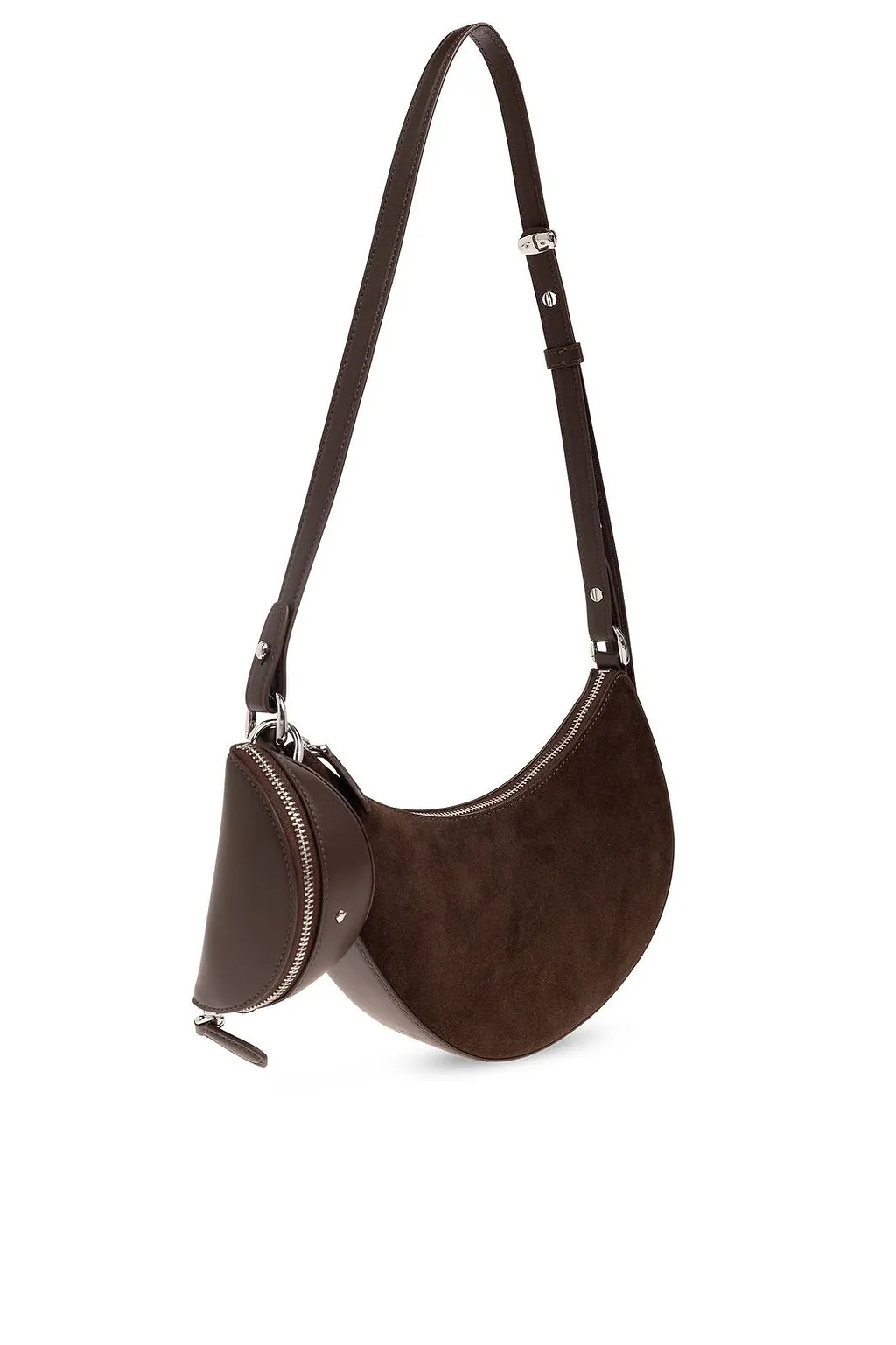 Suede Duo Shoulder Bag