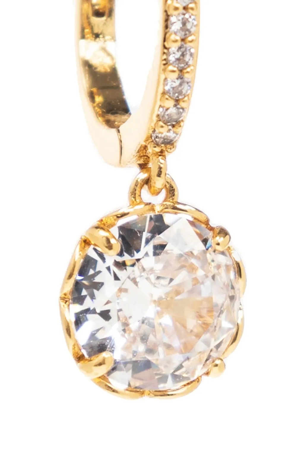 Kate Spade That Sparkle Pavé Mini Hoop Earrings