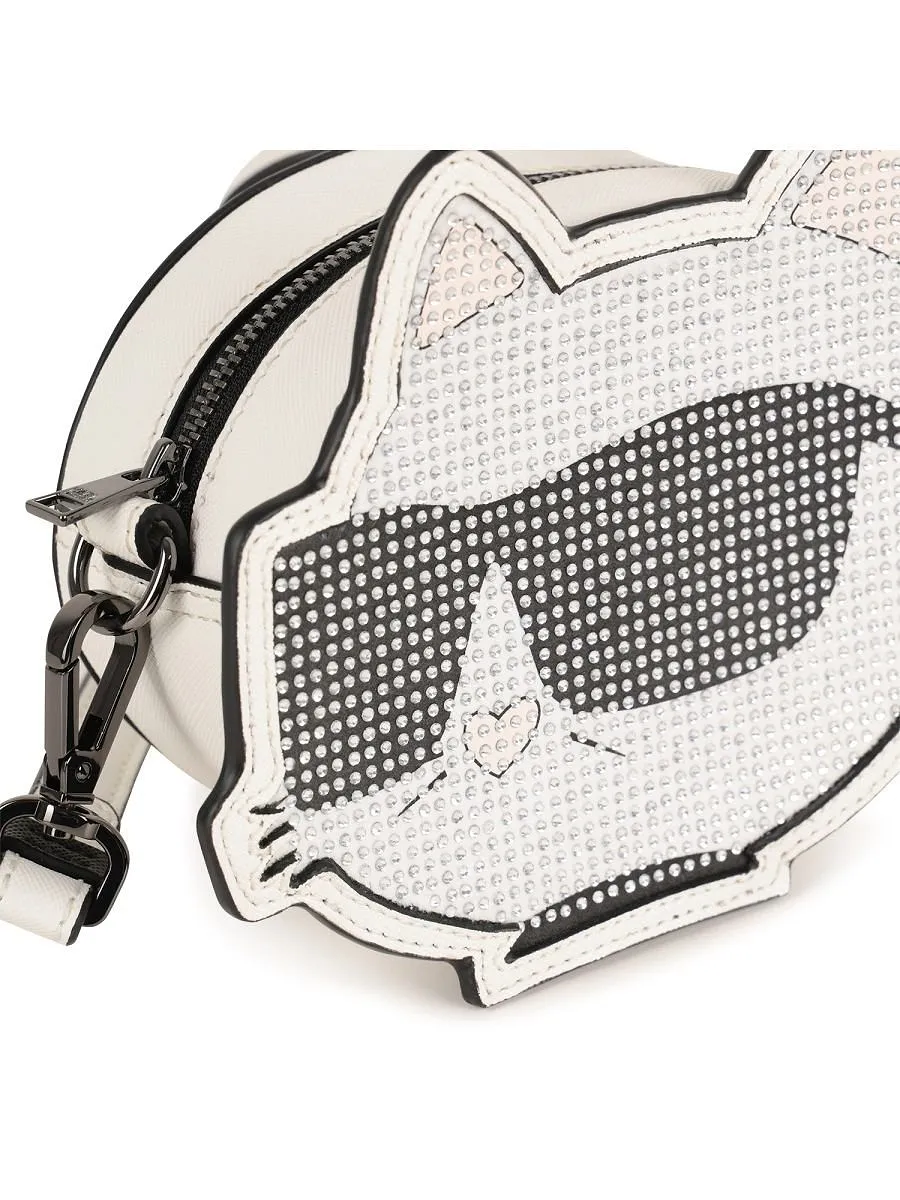 Karl Lagerfeld Kids Cat Face Crossbody Bag