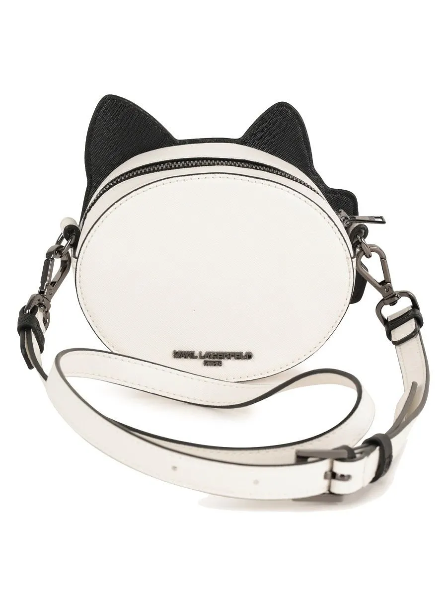 Karl Lagerfeld Kids Cat Face Crossbody Bag