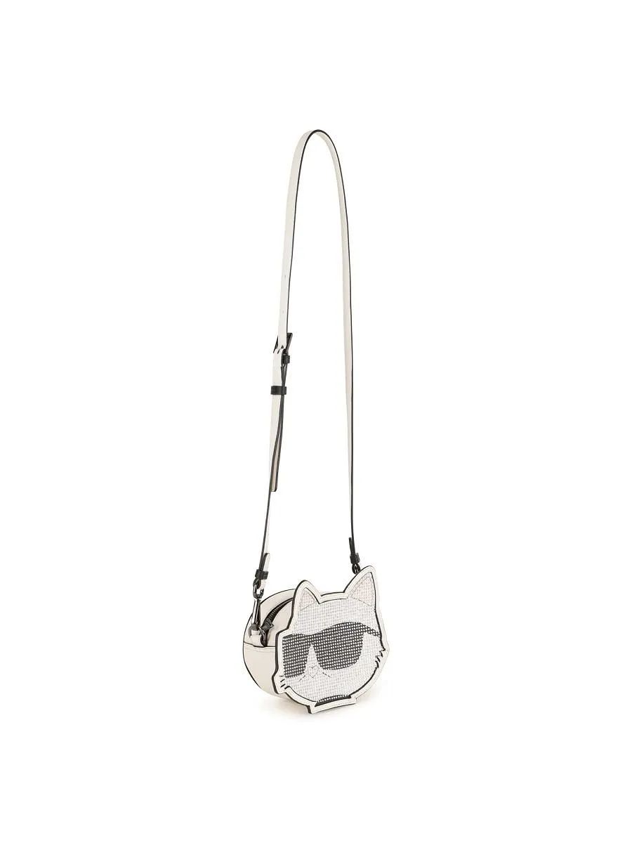 Karl Lagerfeld Kids Cat Face Crossbody Bag
