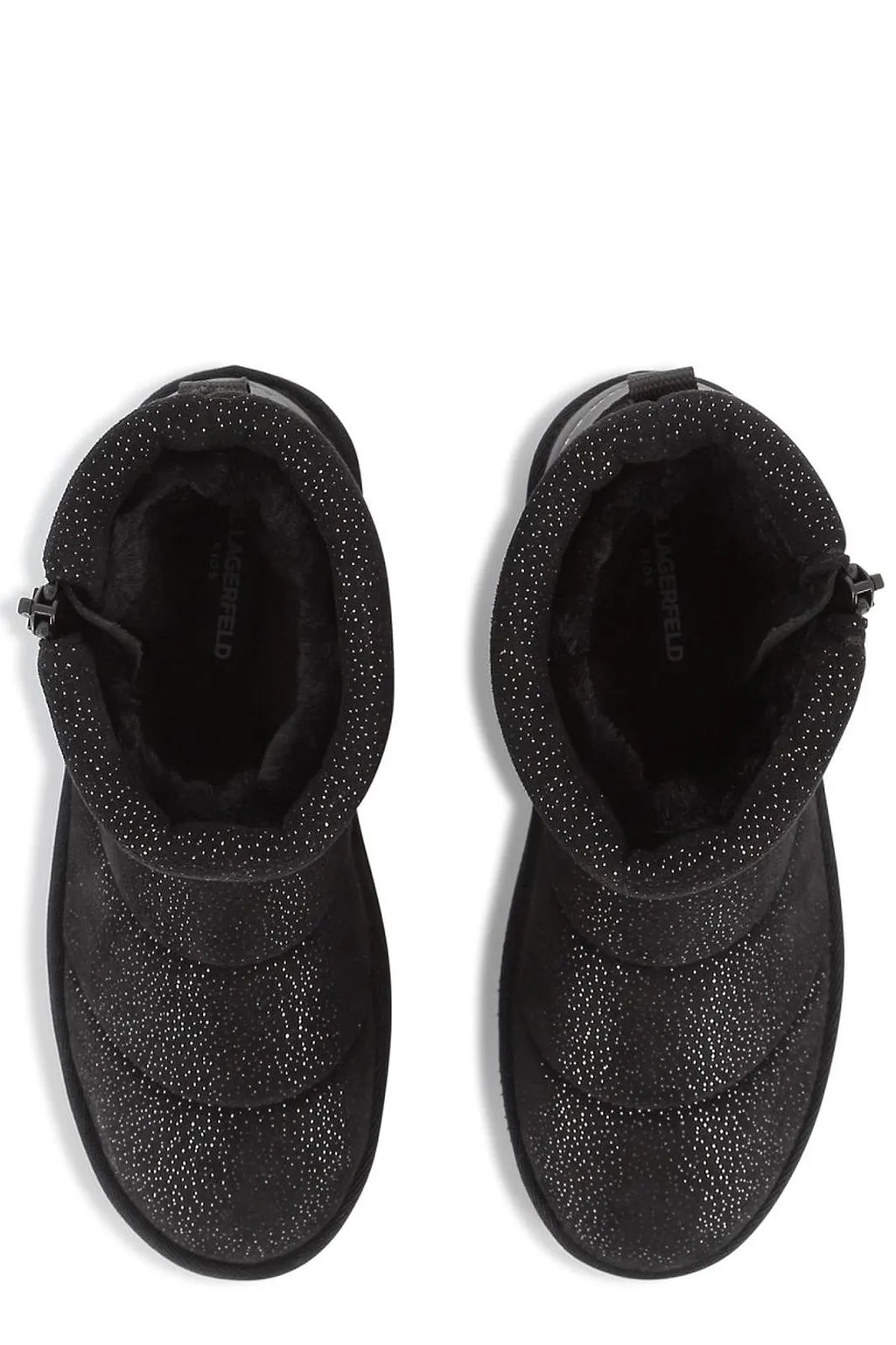 Karl Lagerfeld Kids Embellished Zipped Ankle Boots
