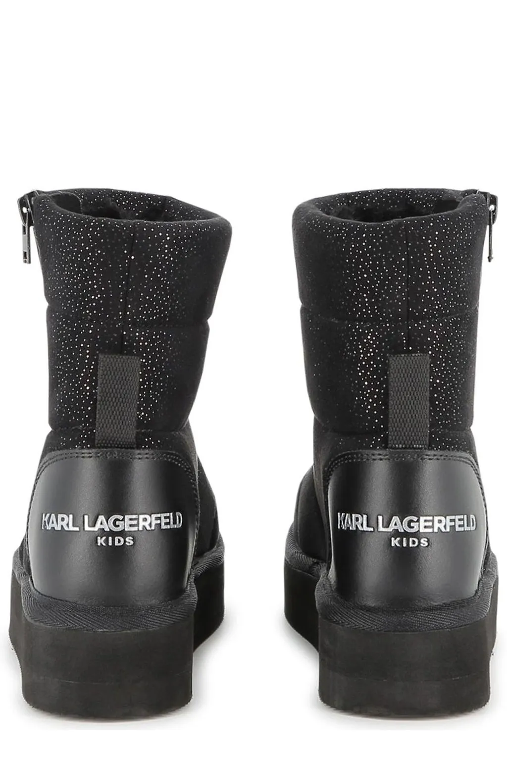 Karl Lagerfeld Kids Embellished Zipped Ankle Boots