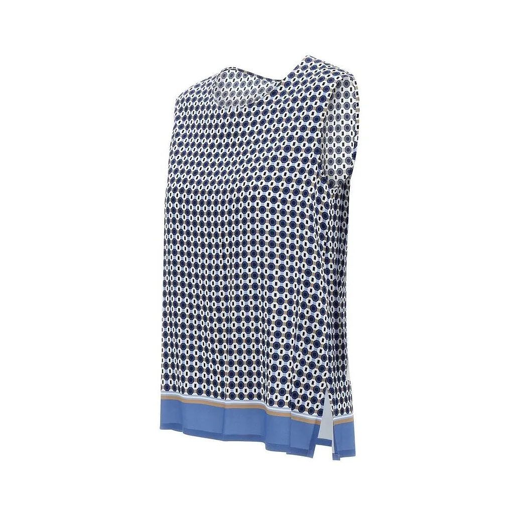 Kangra Micro Print Sleeveless Top