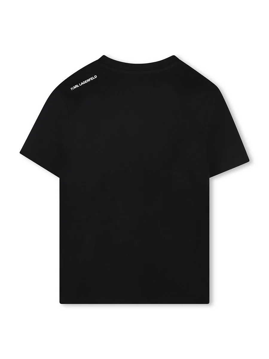 Karl Lagerfeld Kids Logo Graphic T-Shirt