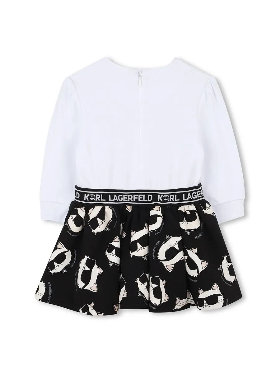 Logo Print Dress