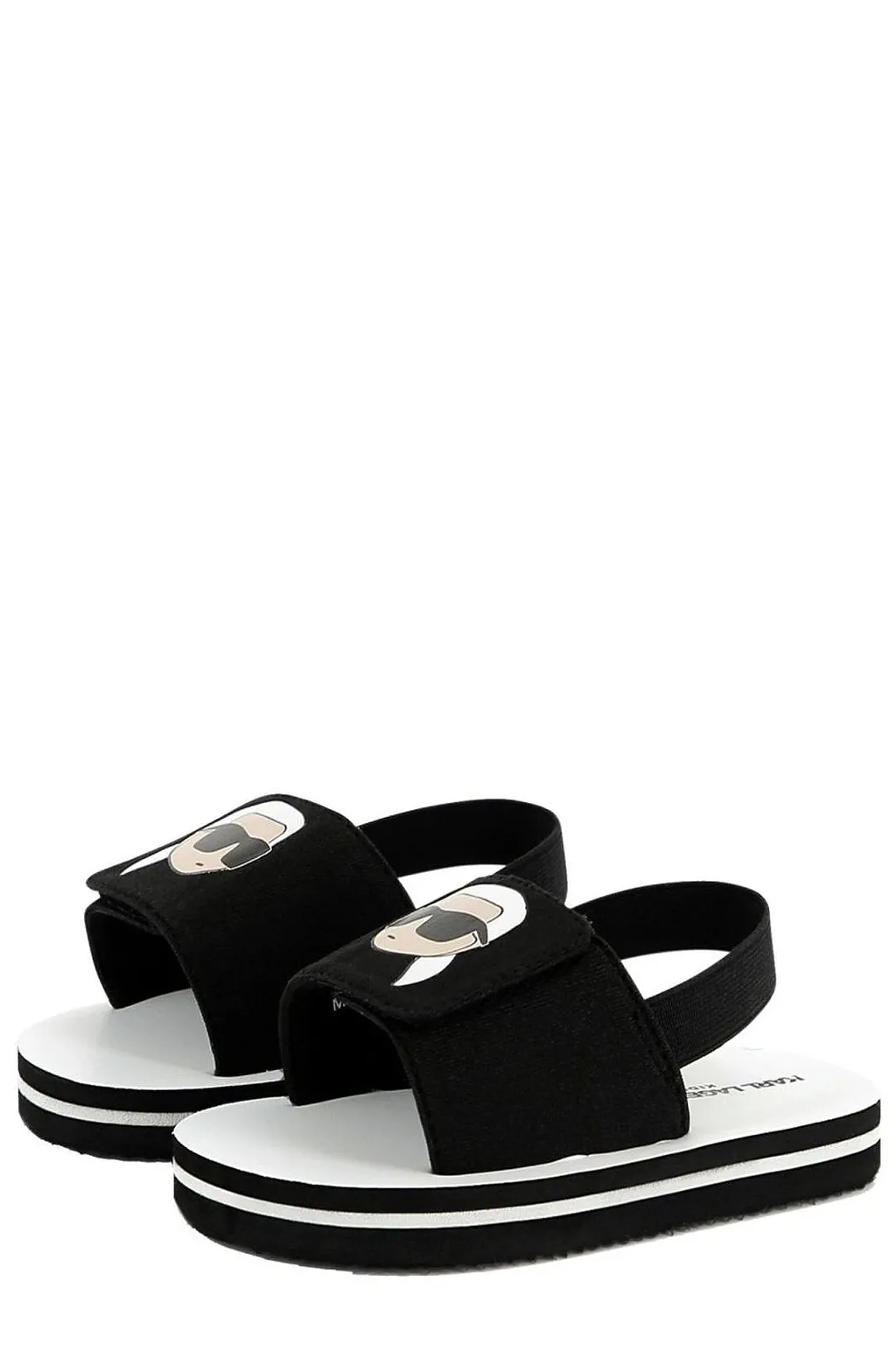 Karl Lagerfeld Kids Logo Strap Sandals