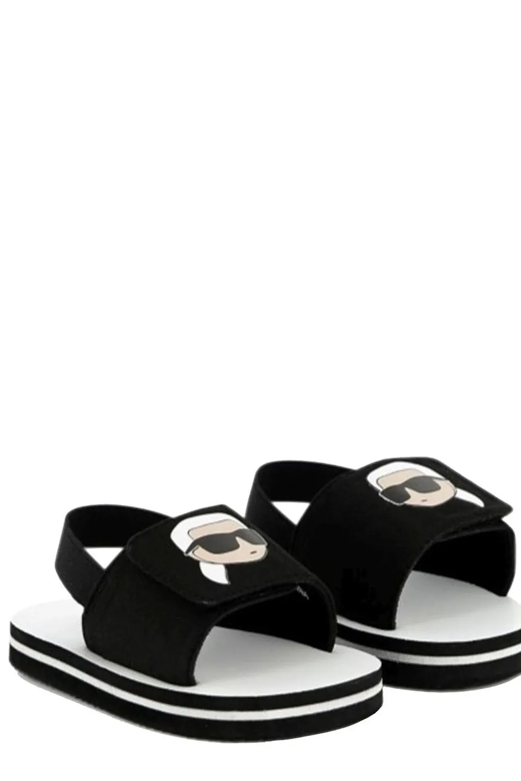 Karl Lagerfeld Kids Logo Strap Sandals