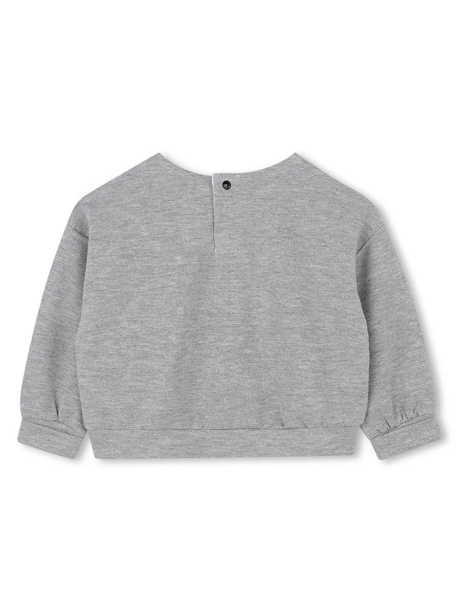 Logo Sweatshirt And Skirt Set