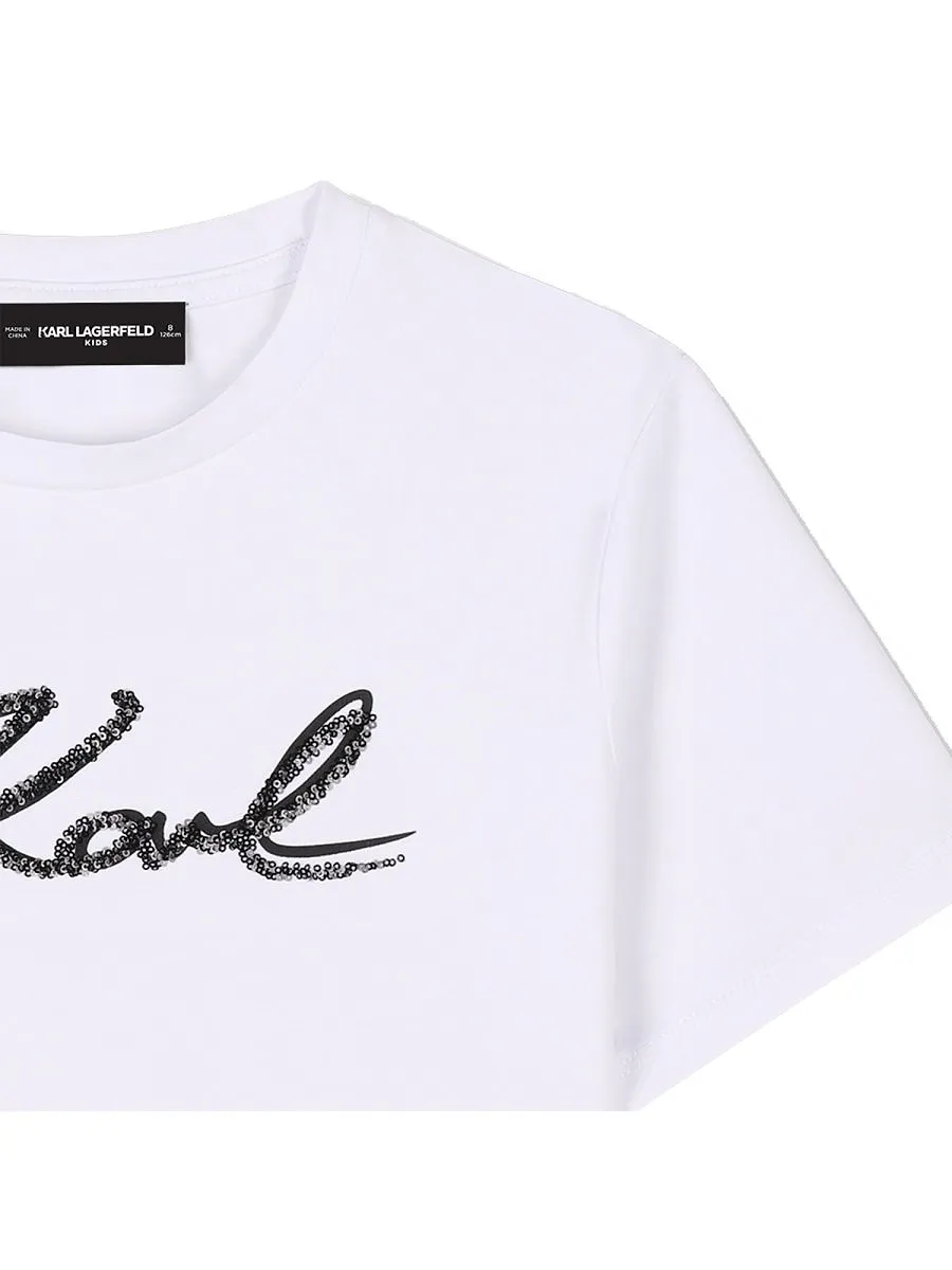 Karl Lagerfeld Kids Logo T-Shirt