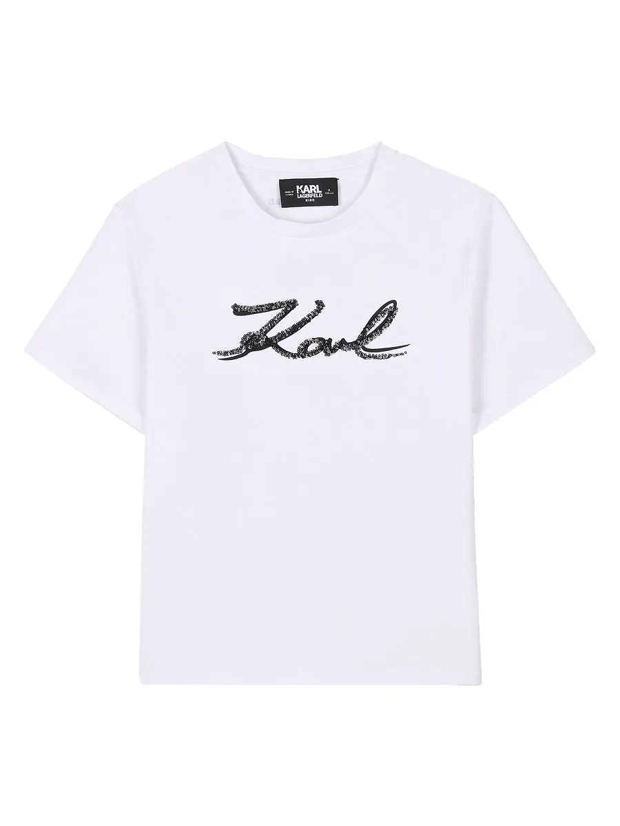 Karl Lagerfeld Kids Logo T-Shirt